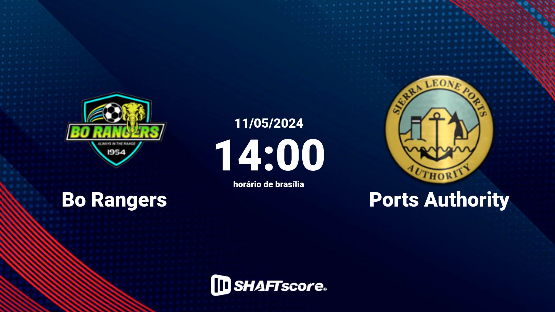 Estatísticas do jogo Bo Rangers vs Ports Authority 11.05 14:00