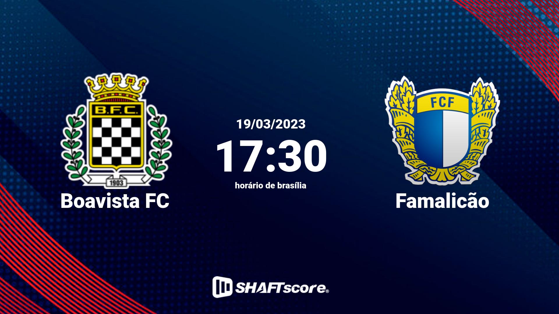 Estatísticas do jogo Boavista FC vs Famalicão 19.03 17:30