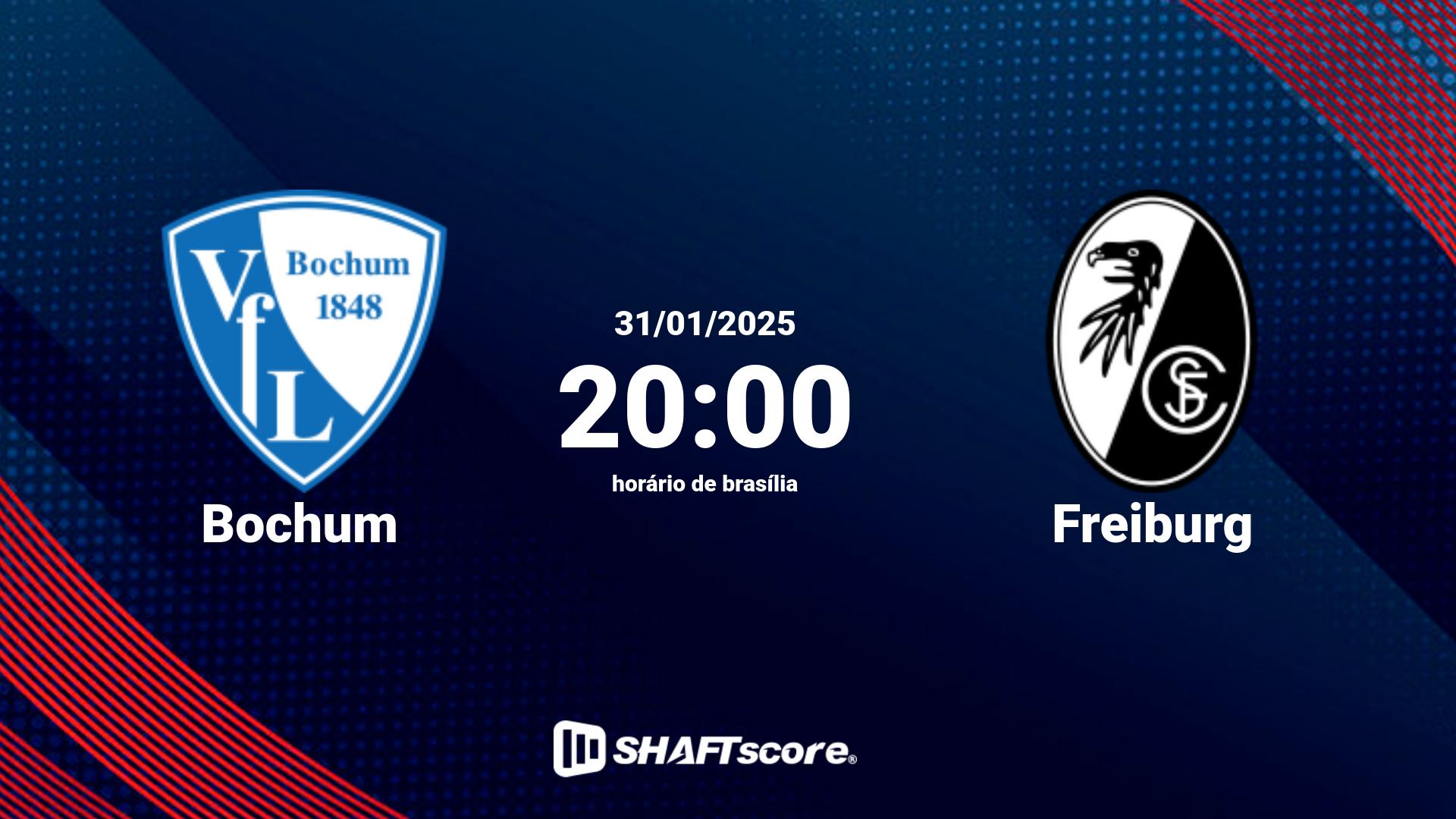 Estatísticas do jogo Bochum vs Freiburg 31.01 20:00