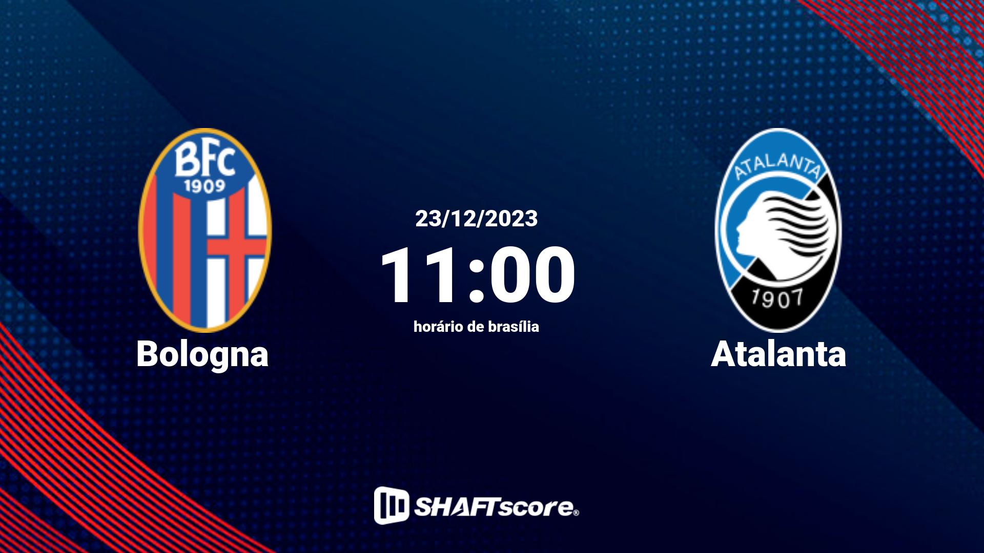 Estatísticas do jogo Bologna vs Atalanta 23.12 11:00