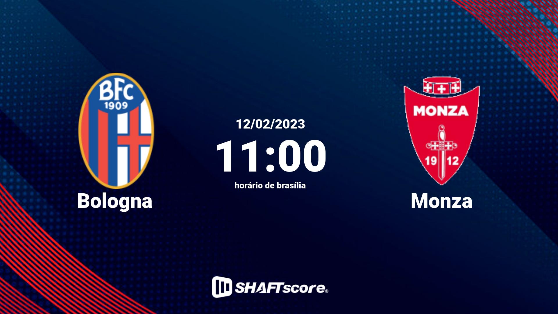 Estatísticas do jogo Bologna vs Monza 12.02 11:00