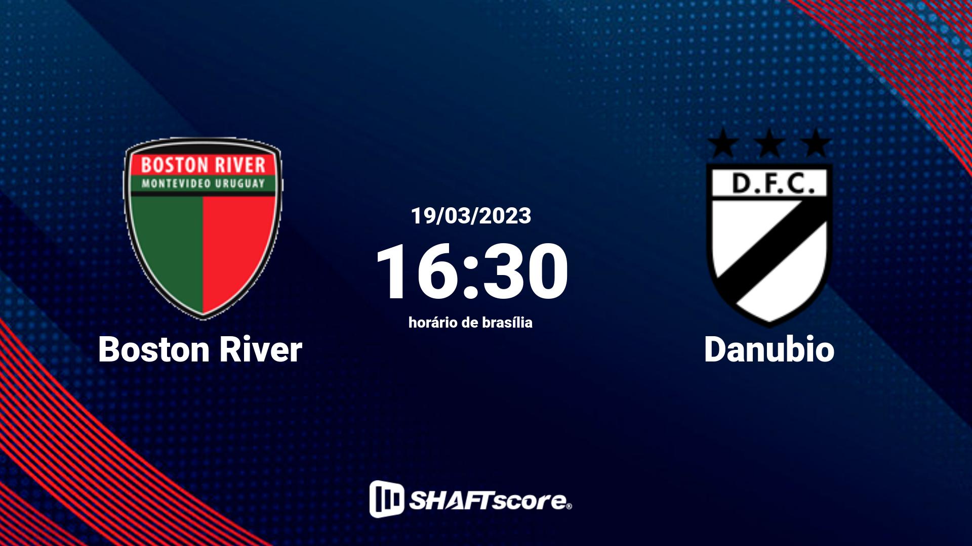 Estatísticas do jogo Boston River vs Danubio 19.03 16:30