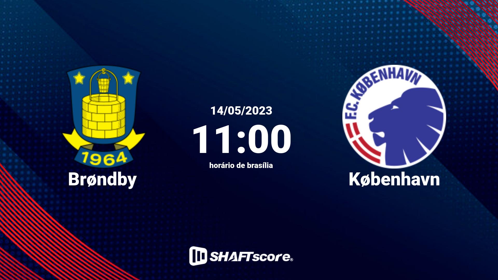 Estatísticas do jogo Brøndby vs København 14.05 11:00