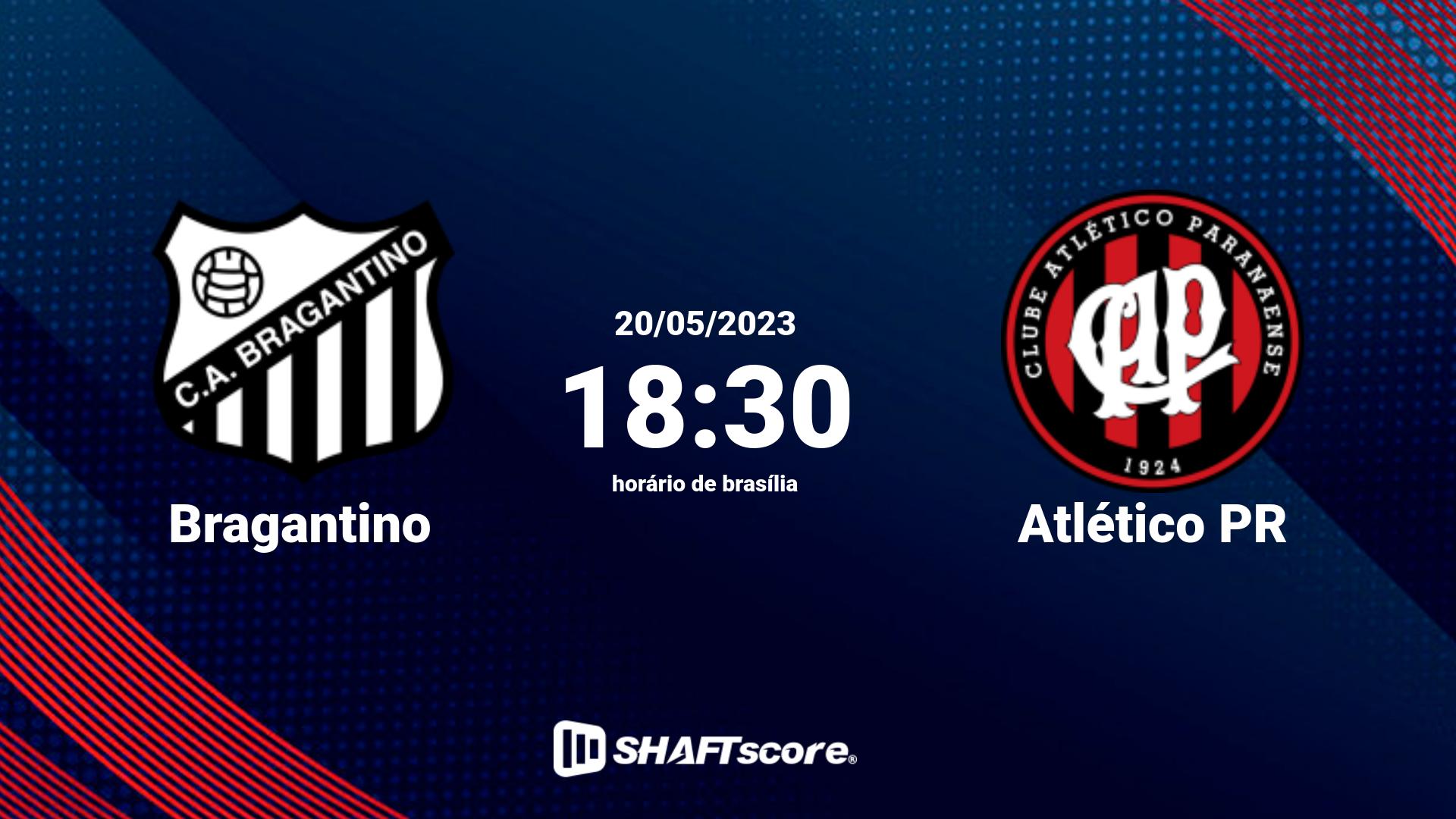 Estatísticas do jogo Bragantino vs Atlético PR 20.05 18:30