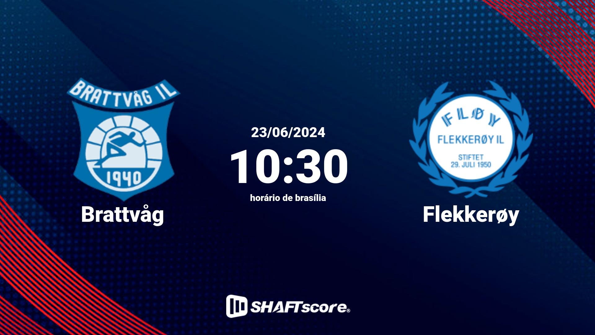 Estatísticas do jogo Brattvåg vs Flekkerøy 23.06 10:30