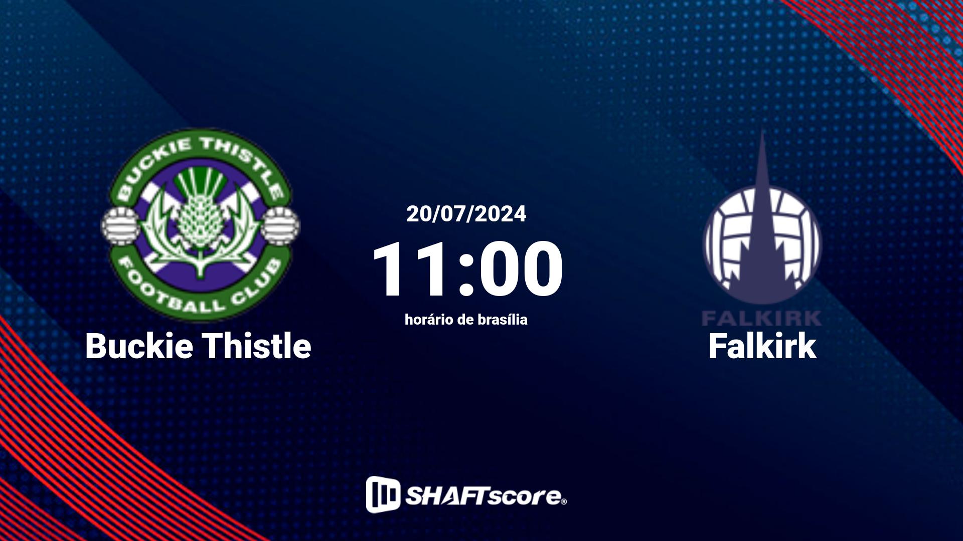 Estatísticas do jogo Buckie Thistle vs Falkirk 20.07 11:00