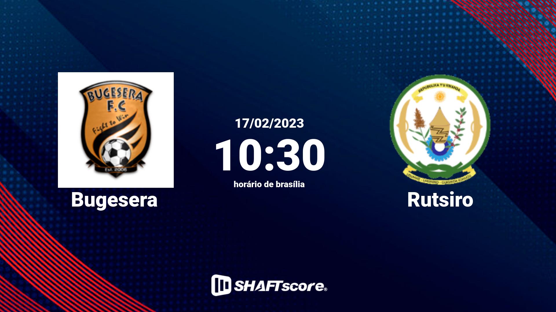 Estatísticas do jogo Bugesera vs Rutsiro 17.02 10:30