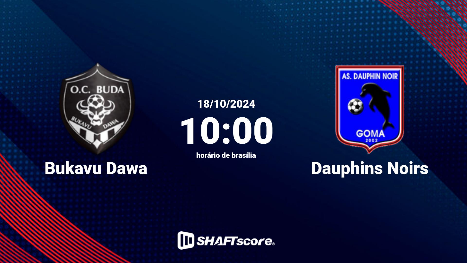 Estatísticas do jogo Bukavu Dawa vs Dauphins Noirs 18.10 10:00