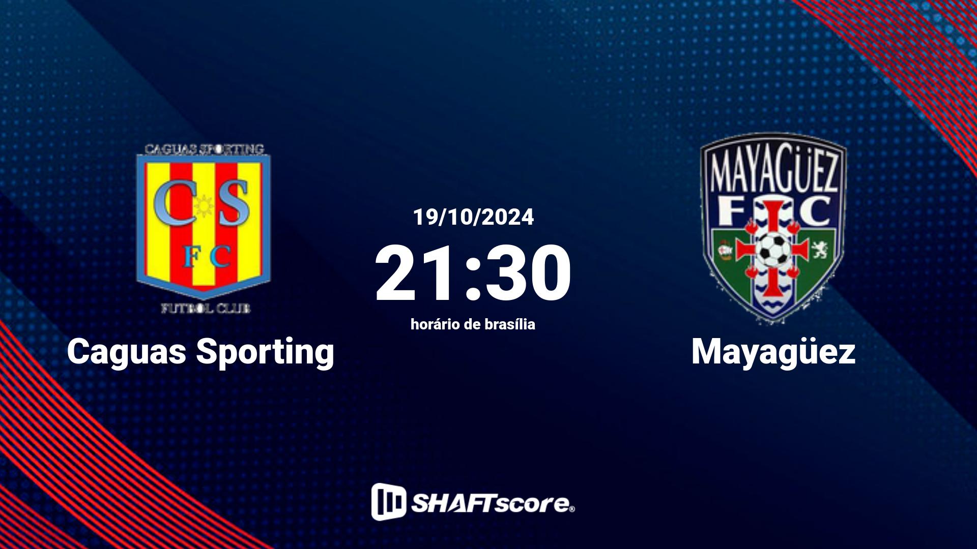 Estatísticas do jogo Caguas Sporting vs Mayagüez 19.10 21:30