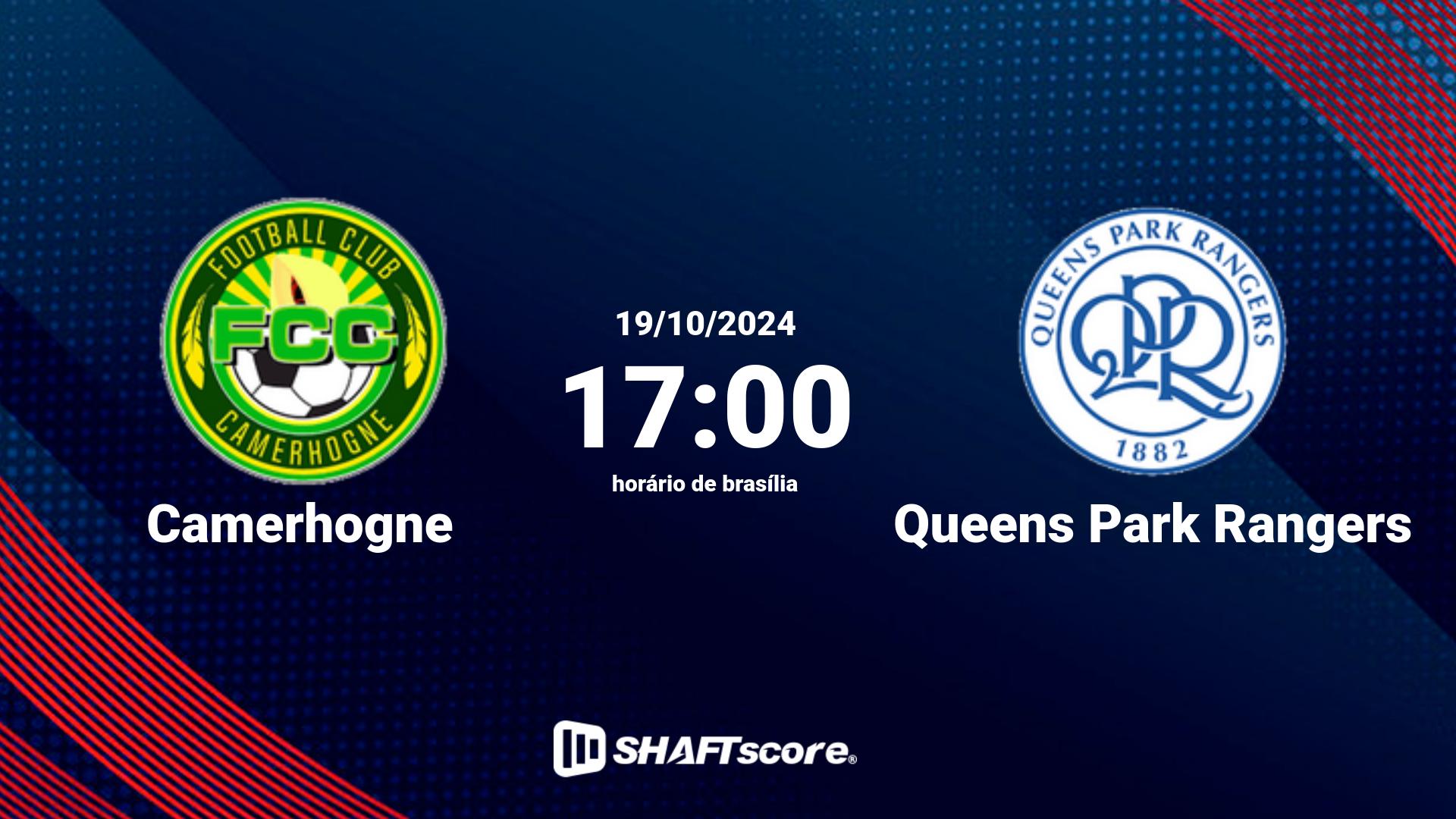 Estatísticas do jogo Camerhogne vs Queens Park Rangers 19.10 17:00