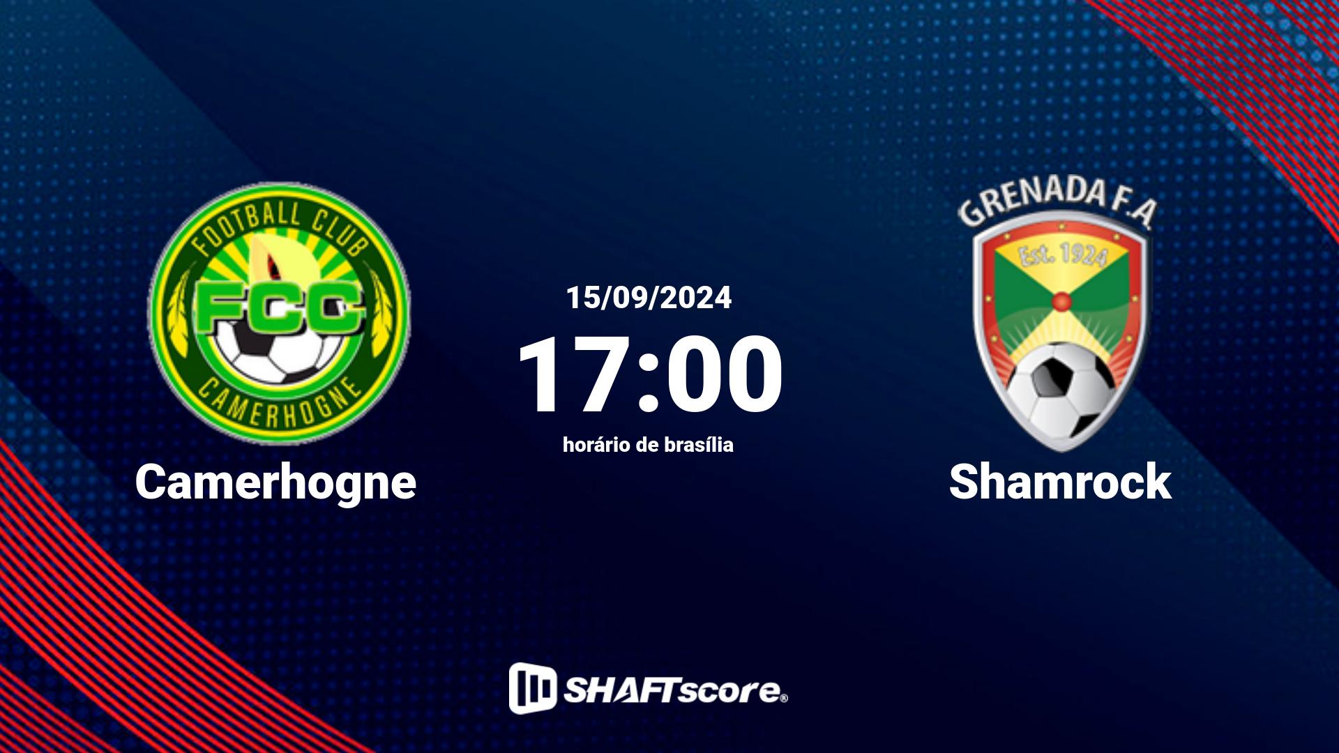 Estatísticas do jogo Camerhogne vs Shamrock 15.09 17:00