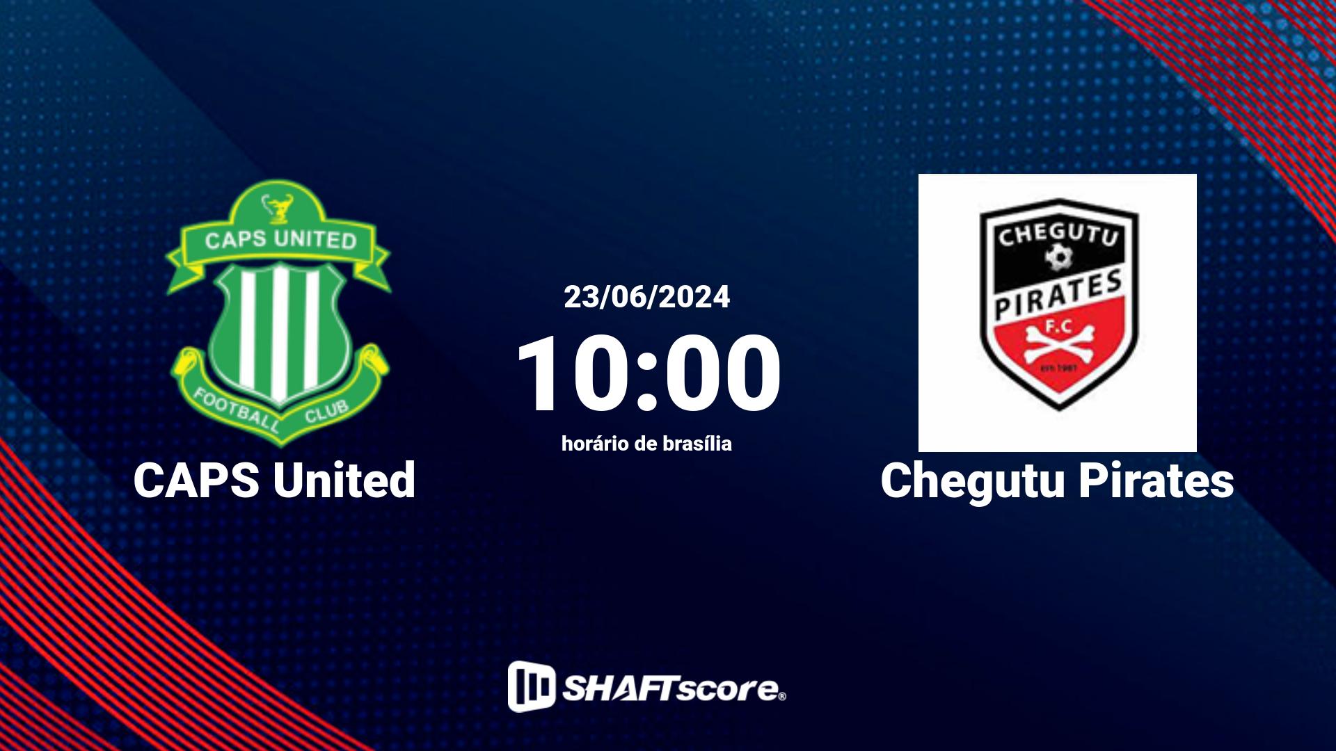 Estatísticas do jogo CAPS United vs Chegutu Pirates 23.06 10:00