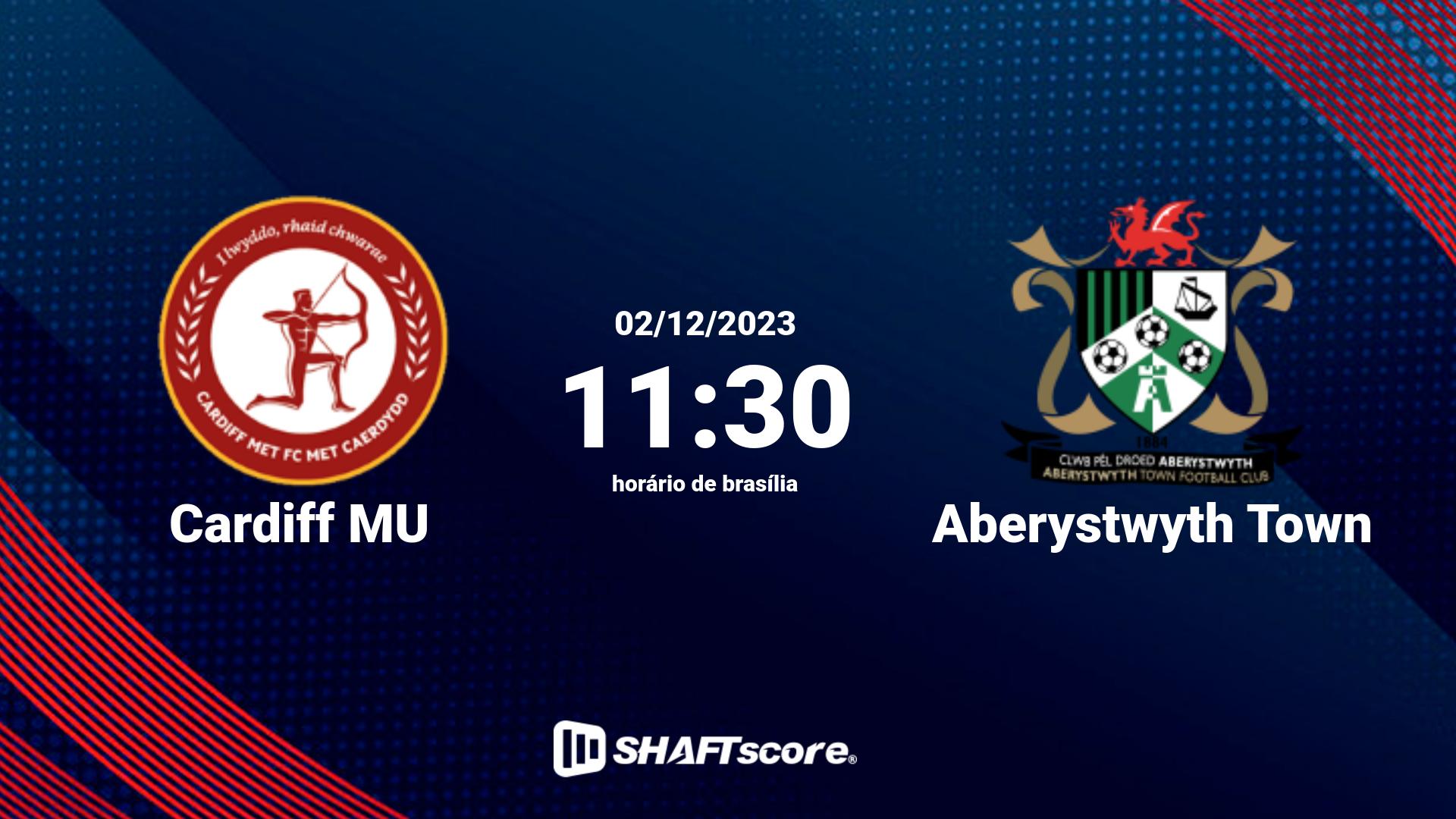 Estatísticas do jogo Cardiff MU vs Aberystwyth Town 02.12 11:30