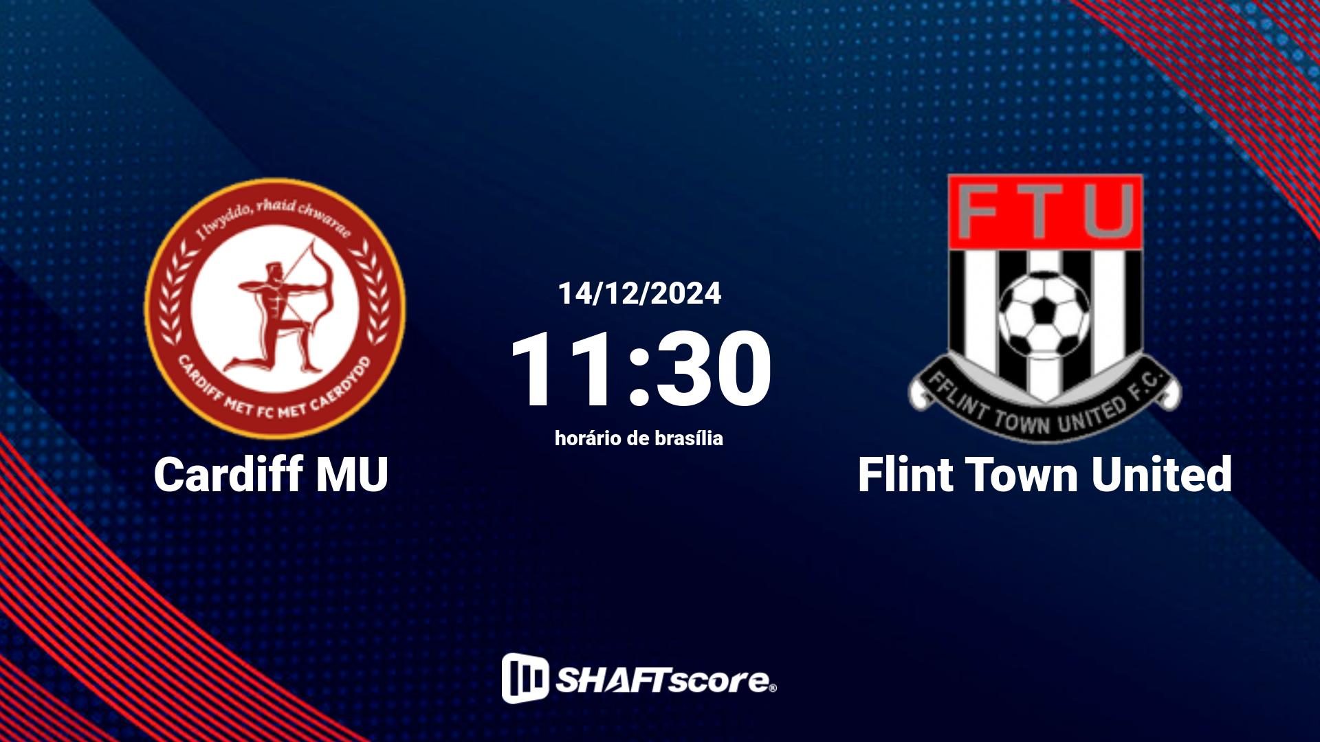 Estatísticas do jogo Cardiff MU vs Flint Town United 14.12 11:30