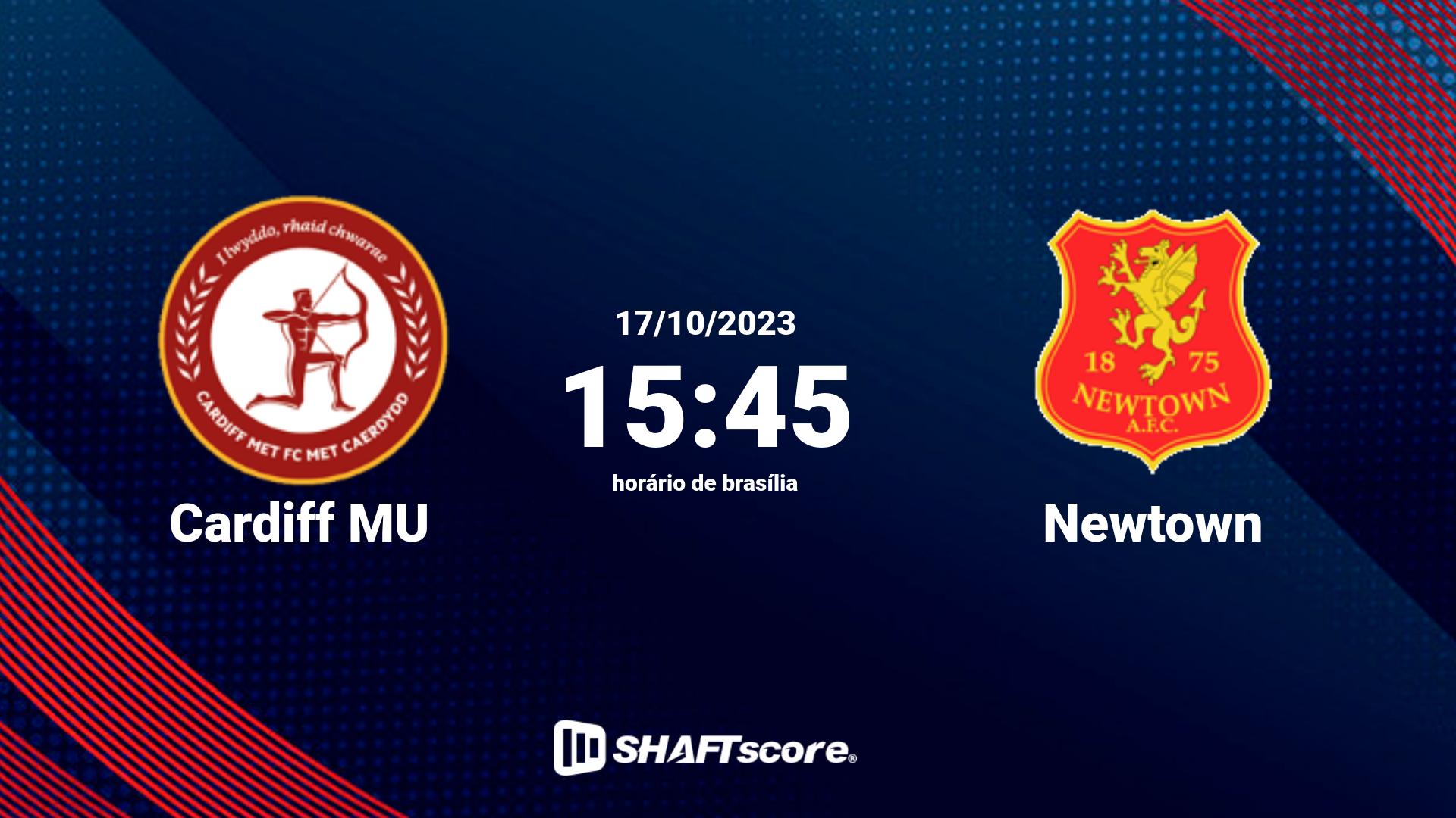 Estatísticas do jogo Cardiff MU vs Newtown 17.10 15:45