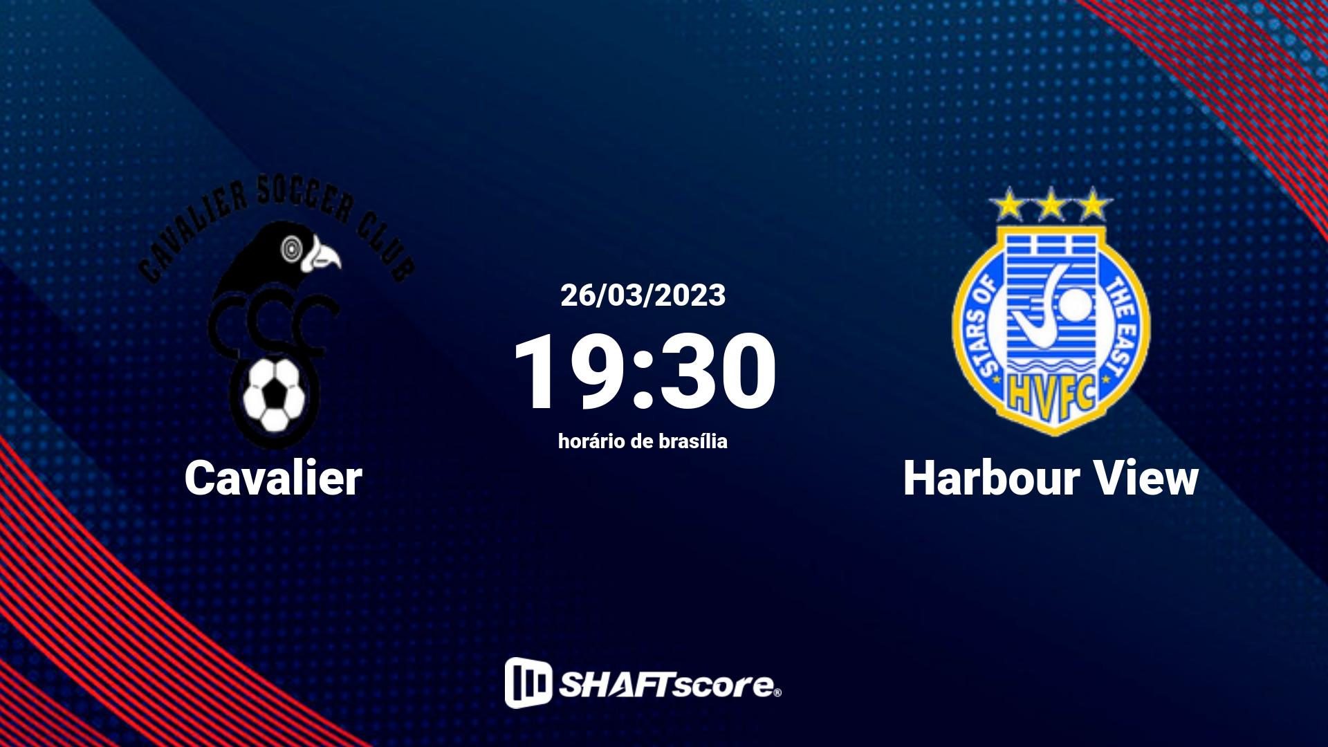 Estatísticas do jogo Cavalier vs Harbour View 26.03 19:30