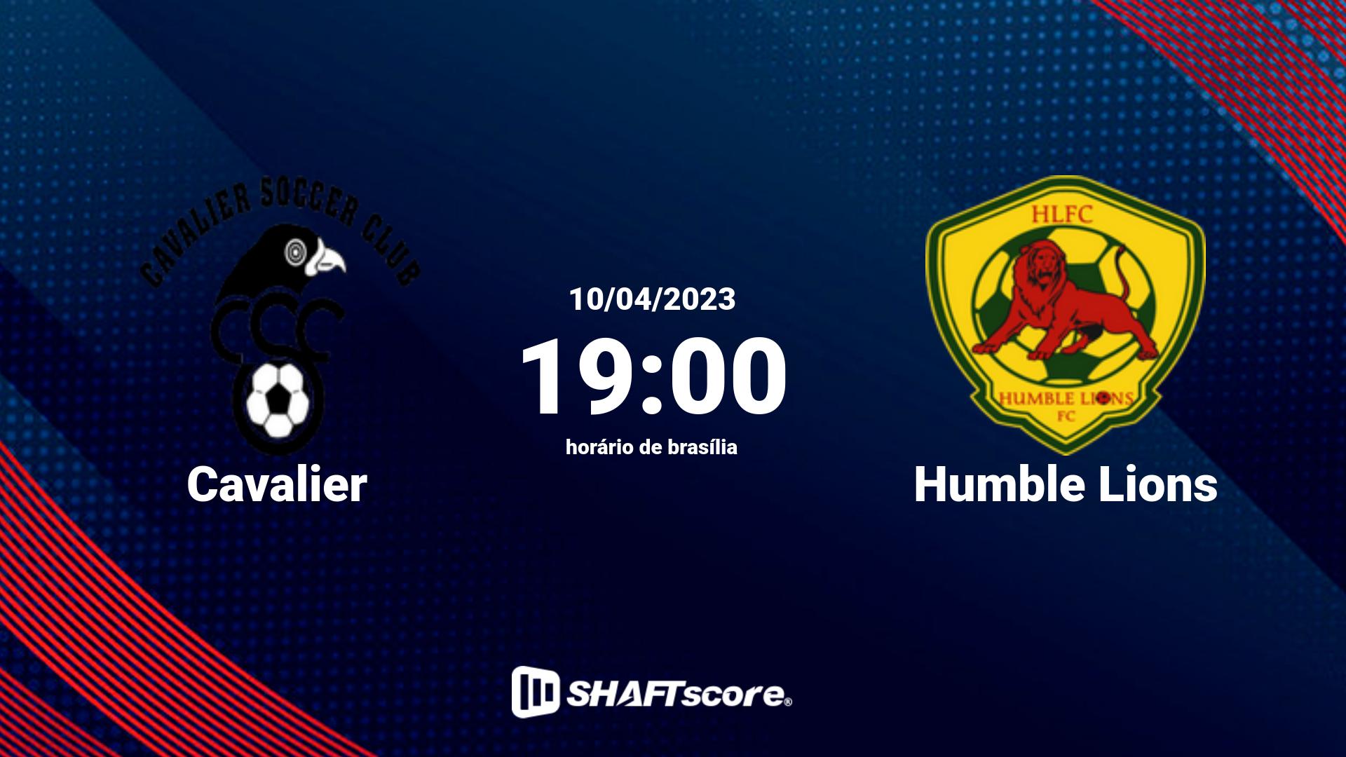 Estatísticas do jogo Cavalier vs Humble Lions 10.04 19:00