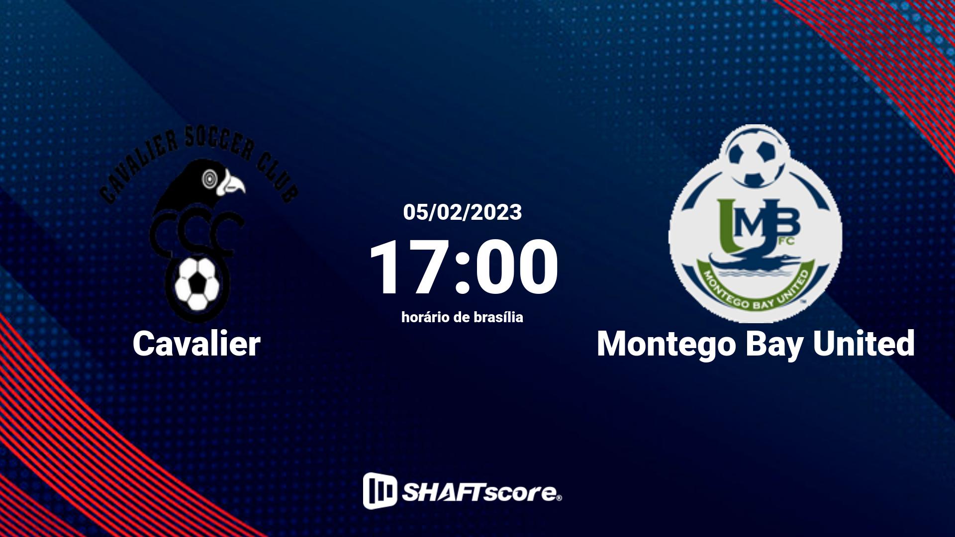 Estatísticas do jogo Cavalier vs Montego Bay United 05.02 17:00