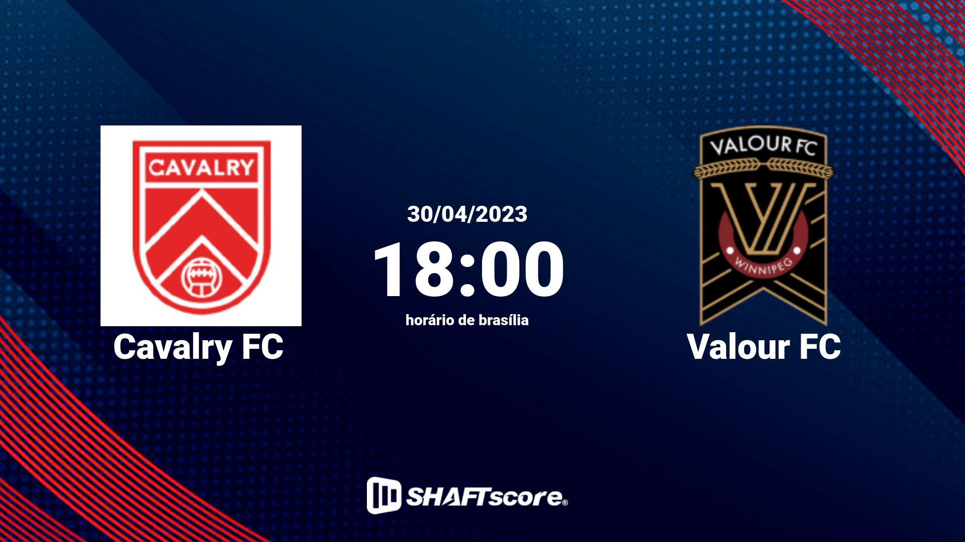 Estatísticas do jogo Cavalry FC vs Valour FC 30.04 18:00