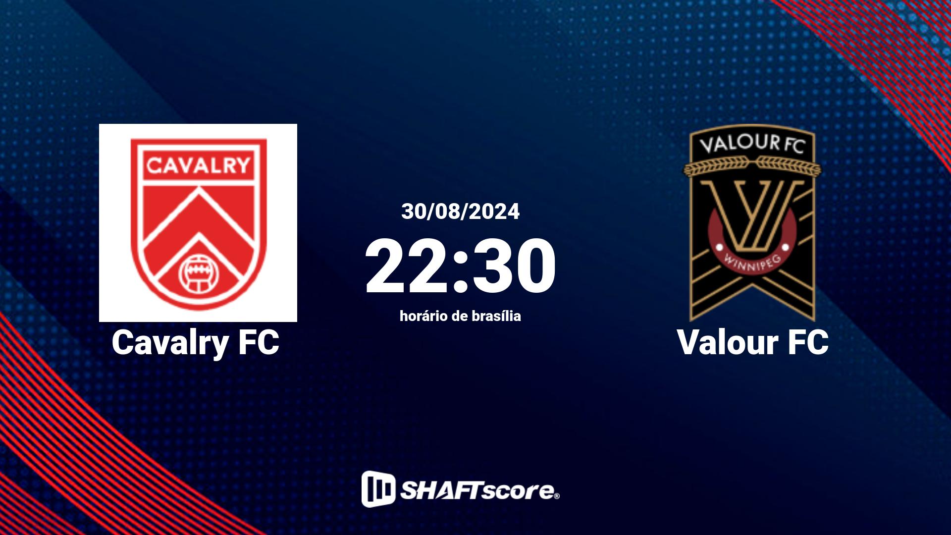 Estatísticas do jogo Cavalry FC vs Valour FC 30.08 22:30