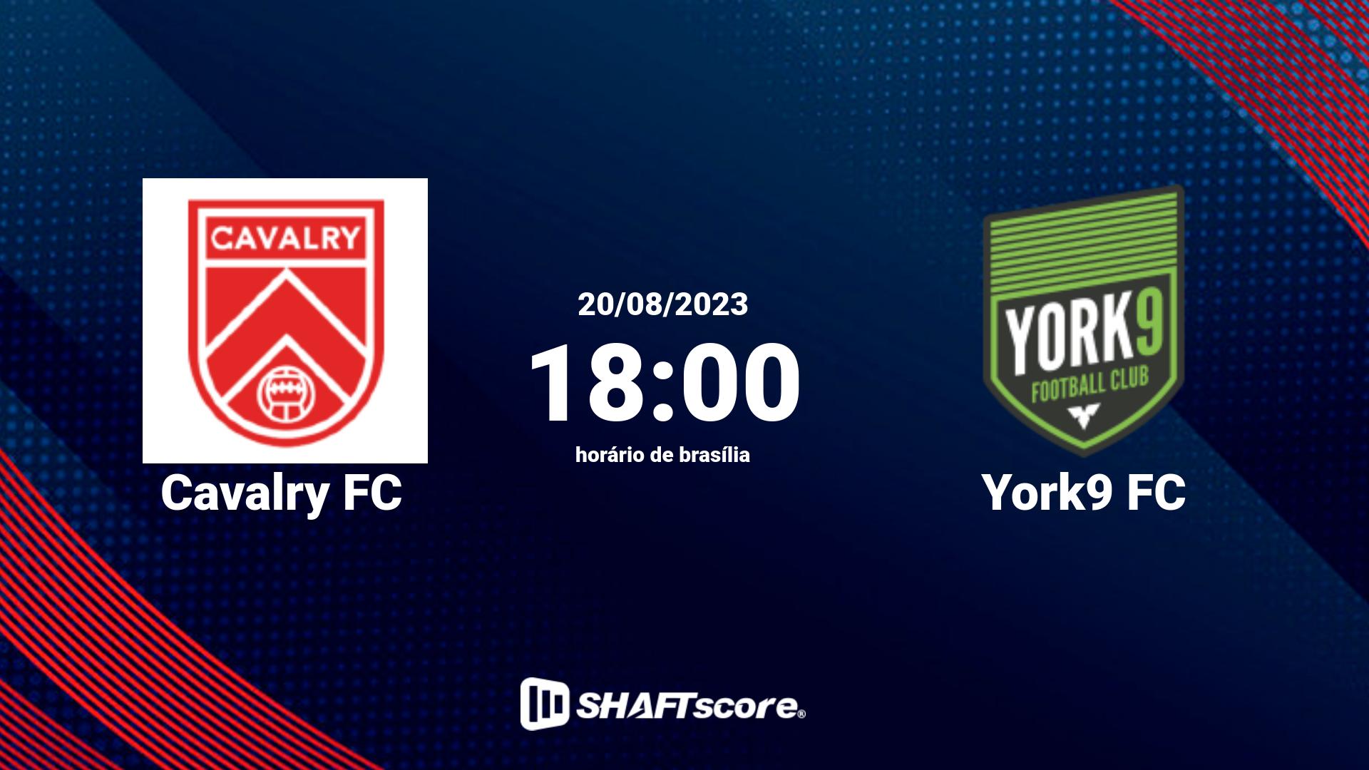 Estatísticas do jogo Cavalry FC vs York9 FC 20.08 18:00
