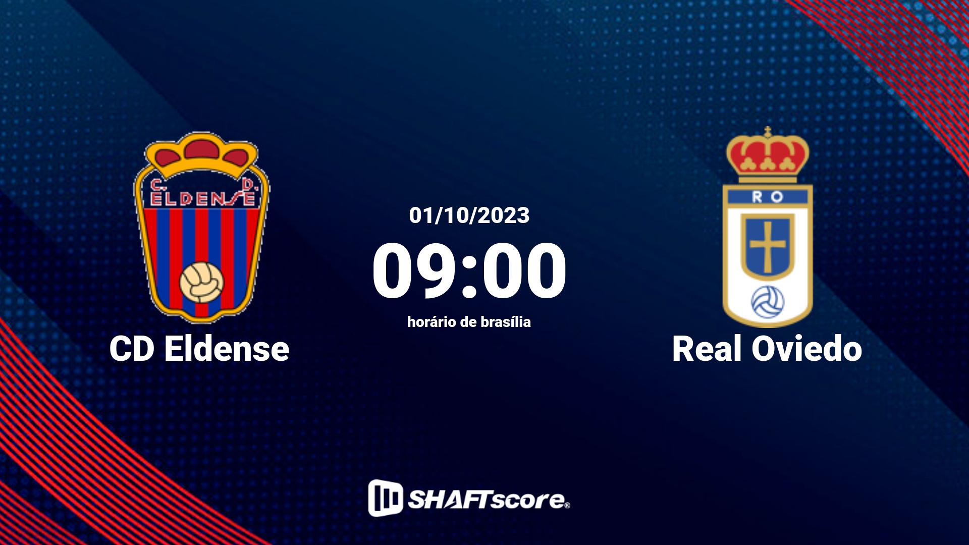 Estatísticas do jogo CD Eldense vs Real Oviedo 01.10 09:00