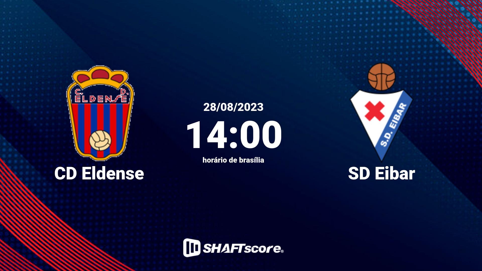 Estatísticas do jogo CD Eldense vs SD Eibar 28.08 14:00