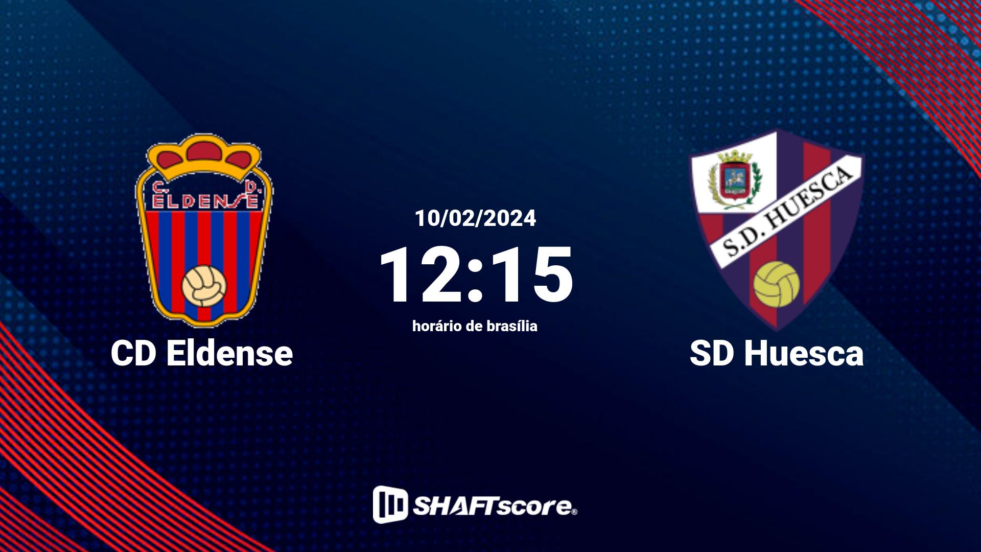 Estatísticas do jogo CD Eldense vs SD Huesca 10.02 12:15