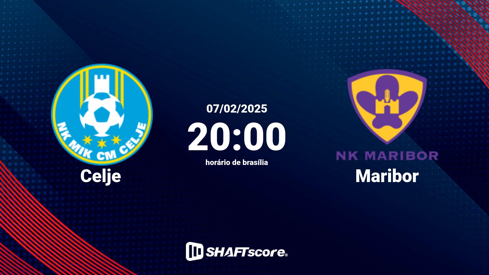 Estatísticas do jogo Celje vs Maribor 07.02 20:00