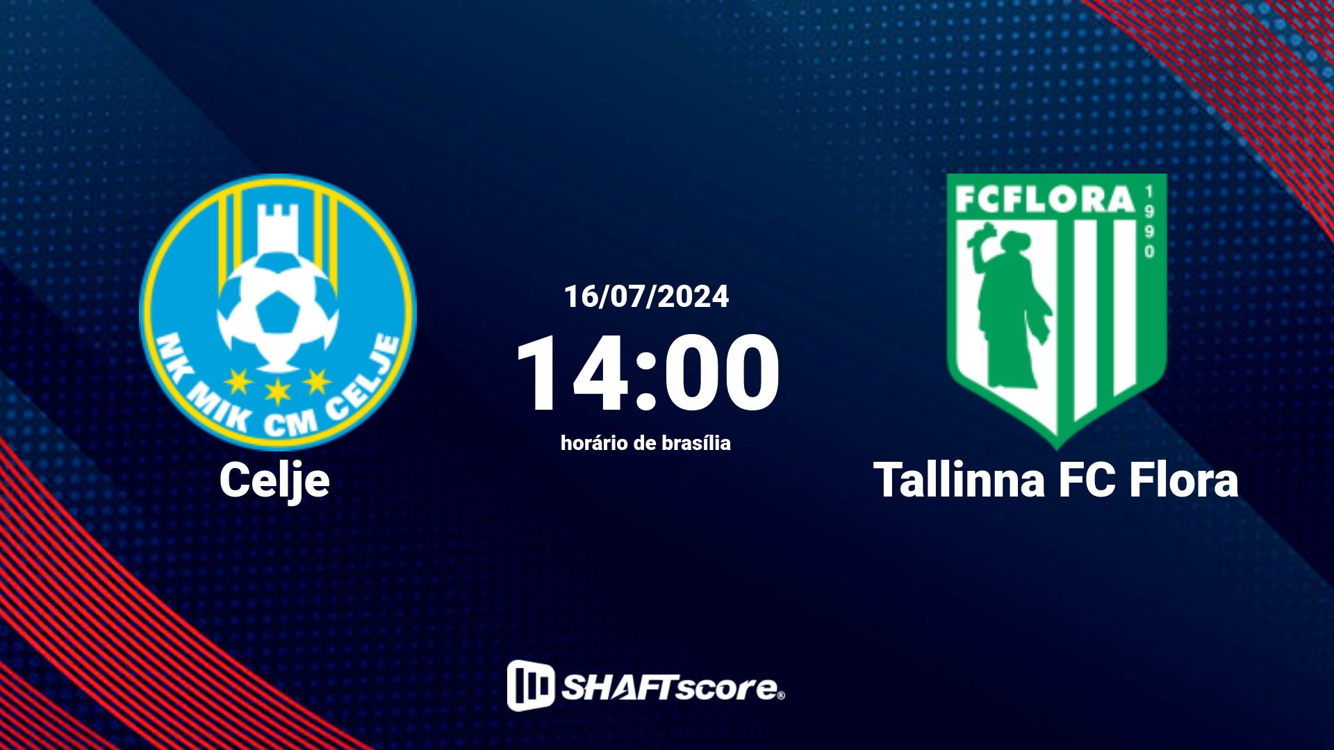 Estatísticas do jogo Celje vs Tallinna FC Flora 16.07 14:00