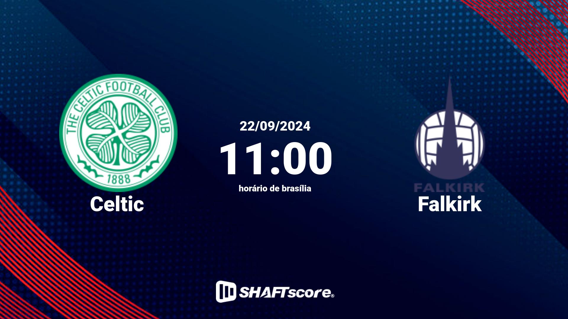 Estatísticas do jogo Celtic vs Falkirk 22.09 11:00