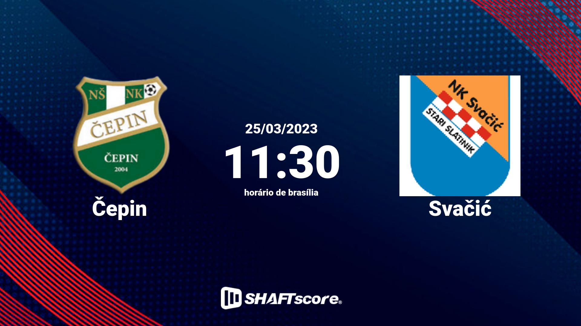 Estatísticas do jogo Čepin vs Svačić 25.03 11:30