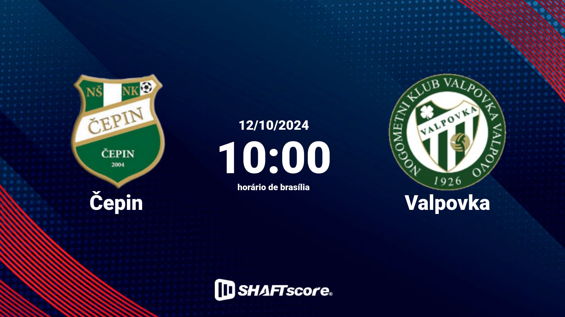 Estatísticas do jogo Čepin vs Valpovka 12.10 10:00