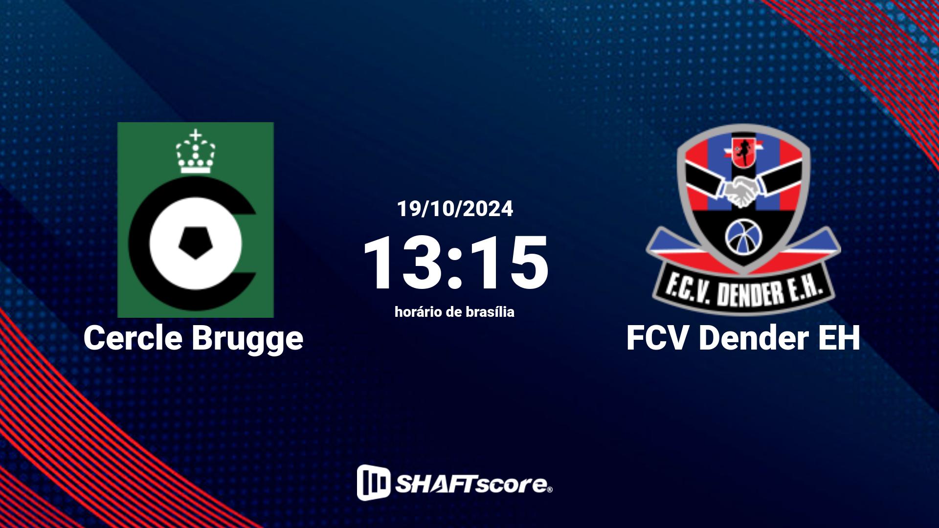 Estatísticas do jogo Cercle Brugge vs FCV Dender EH 19.10 13:15