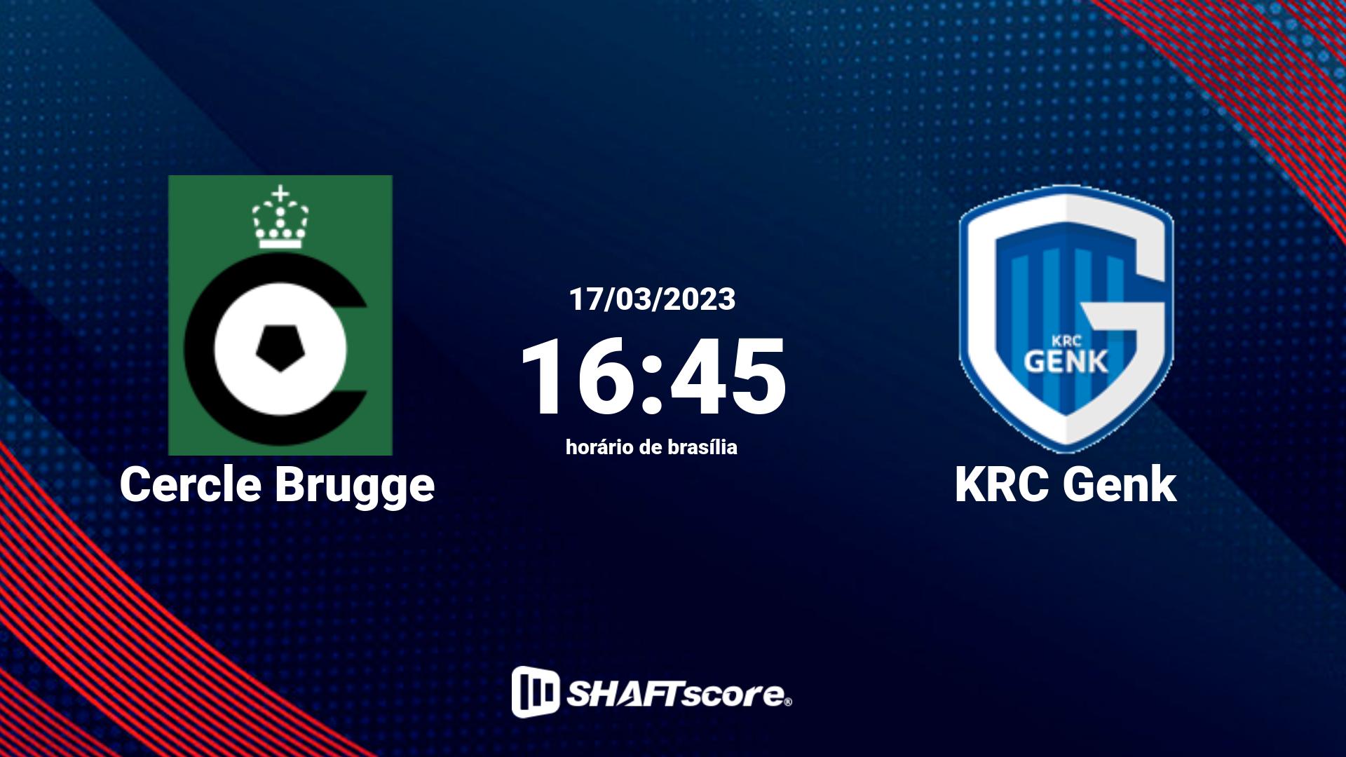 Estatísticas do jogo Cercle Brugge vs KRC Genk 17.03 16:45