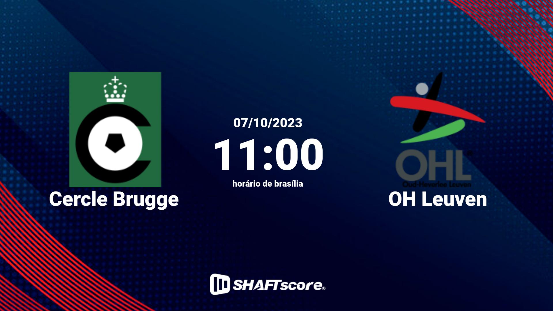 Estatísticas do jogo Cercle Brugge vs OH Leuven 07.10 11:00