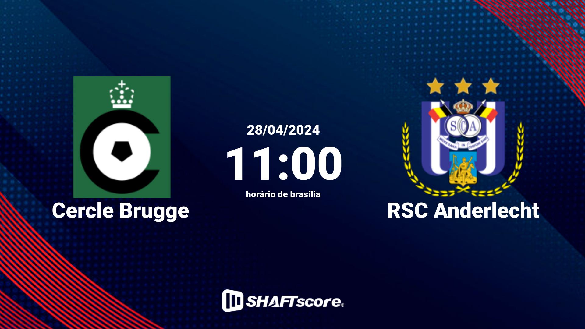 Estatísticas do jogo Cercle Brugge vs RSC Anderlecht 28.04 11:00