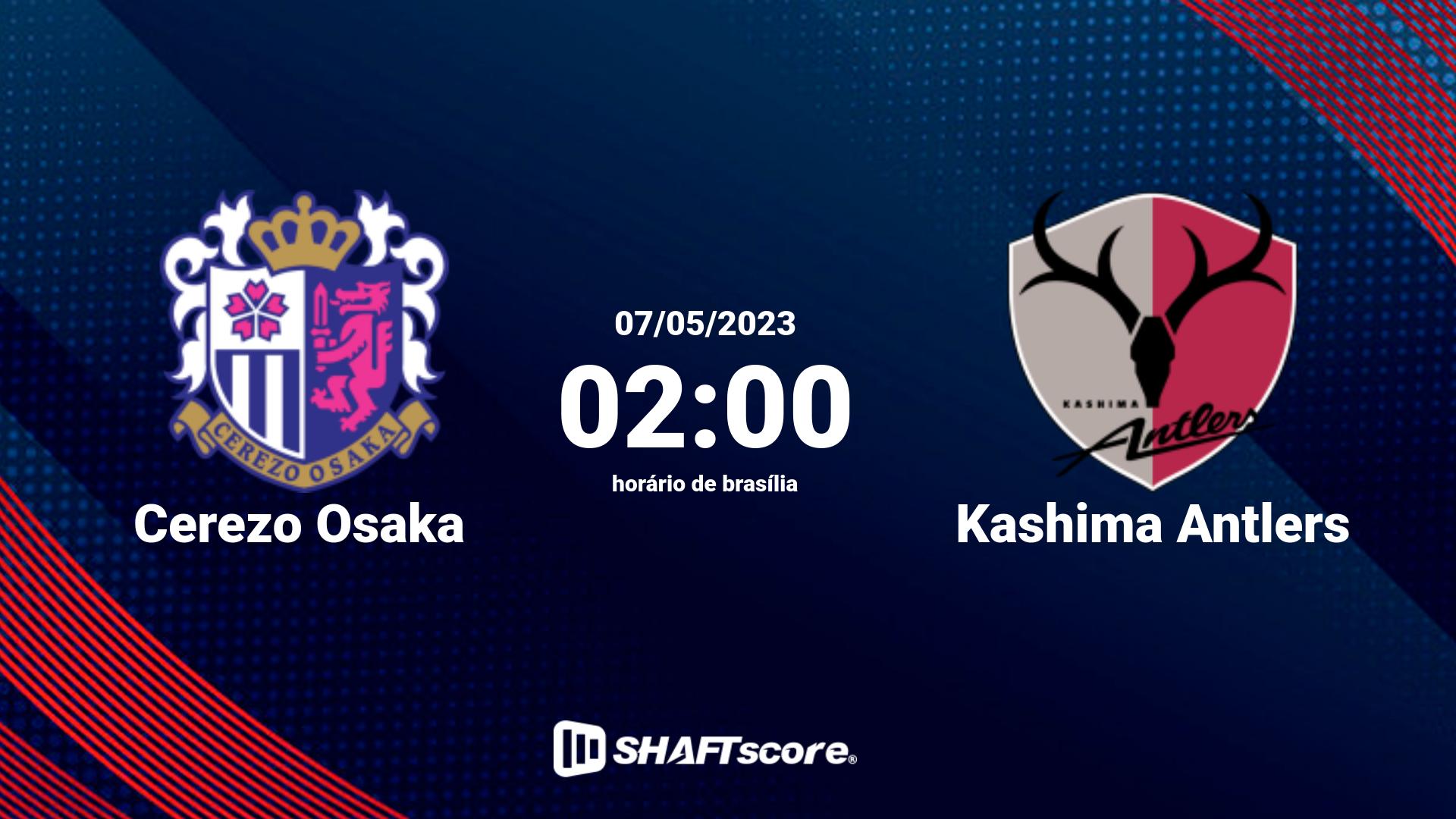 Estatísticas do jogo Cerezo Osaka vs Kashima Antlers 07.05 02:00