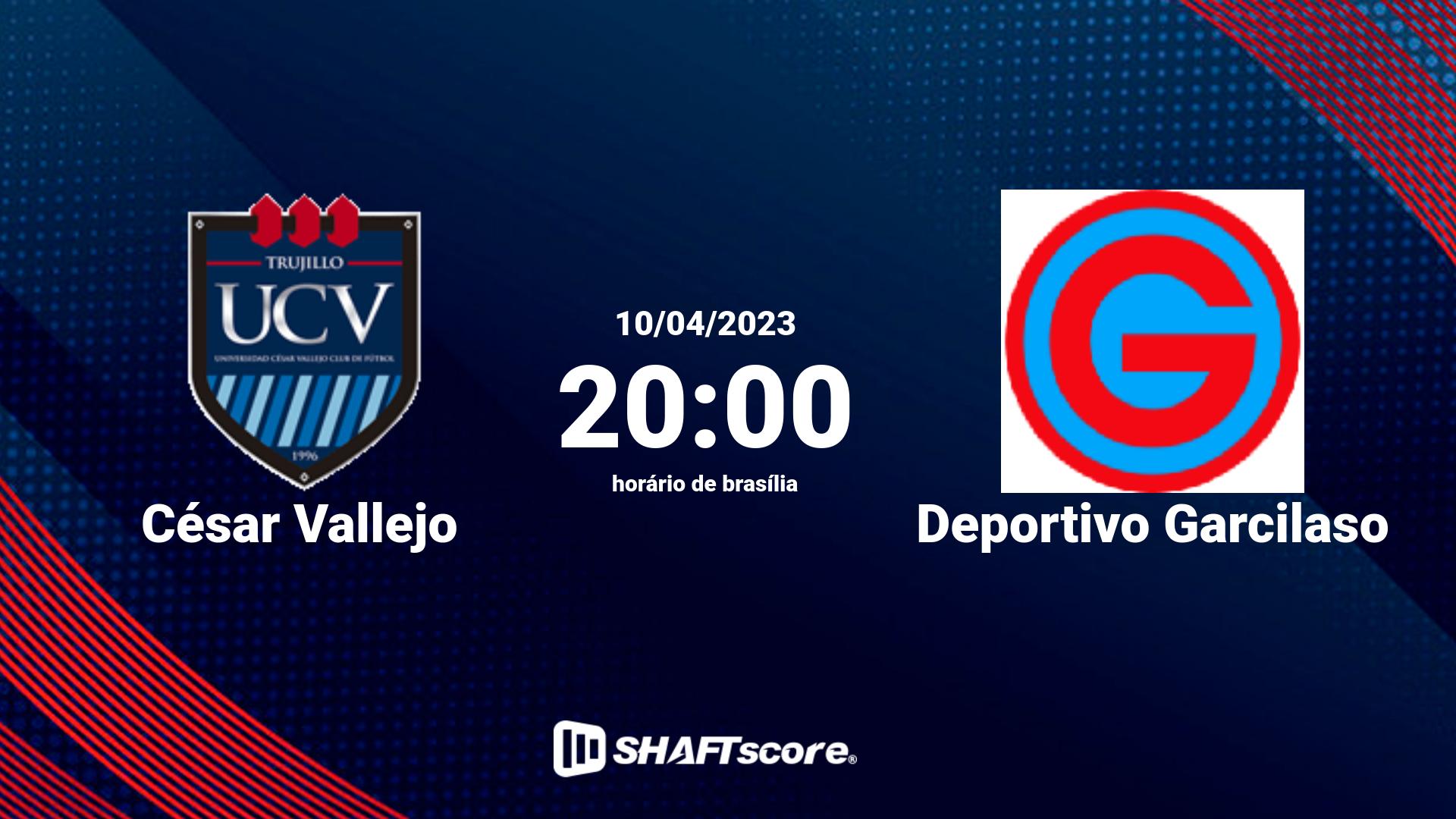 Estatísticas do jogo César Vallejo vs Deportivo Garcilaso 10.04 20:00