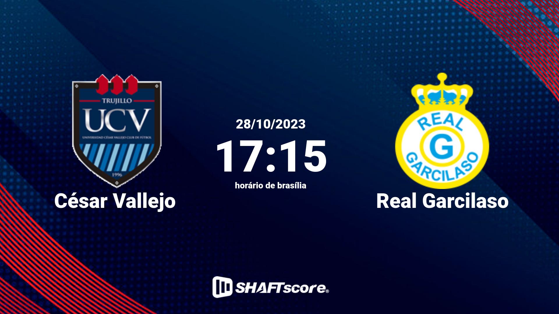 Estatísticas do jogo César Vallejo vs Real Garcilaso 28.10 17:15