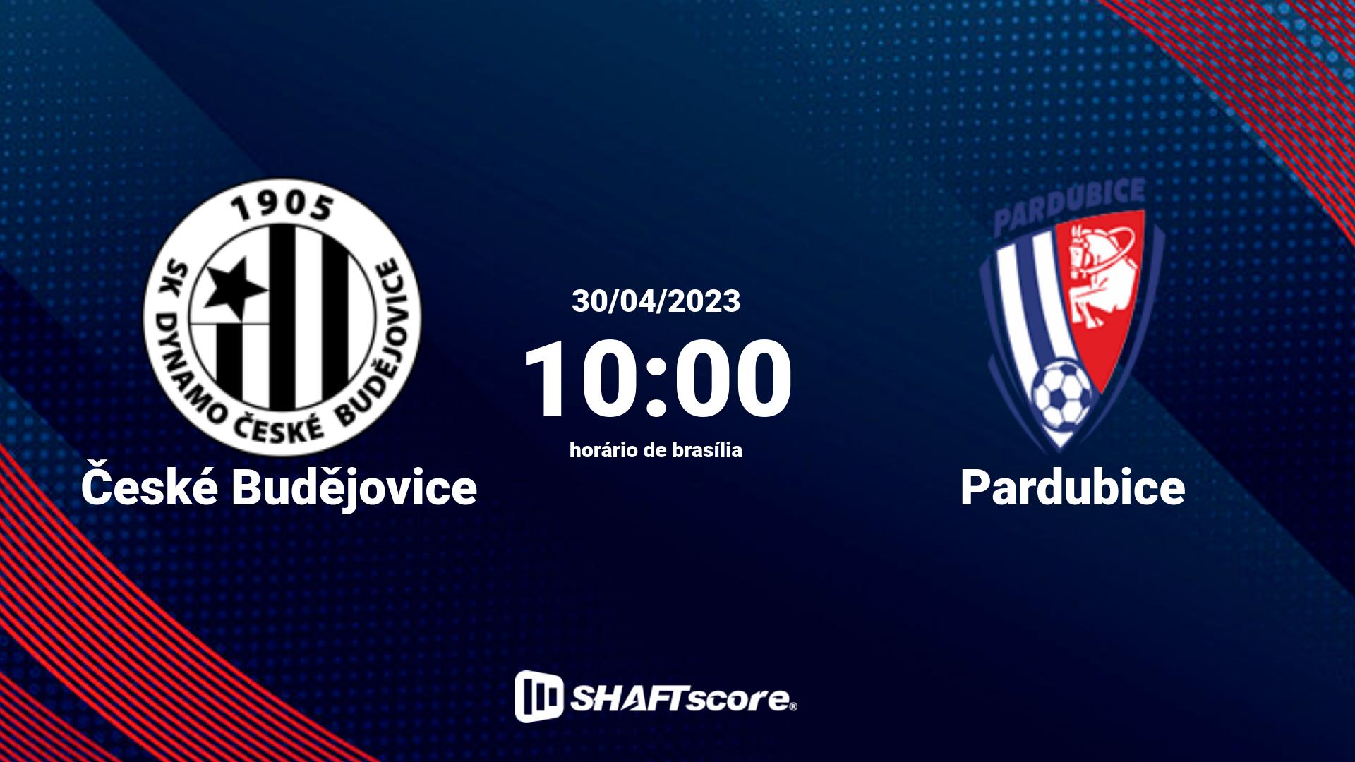 Estatísticas do jogo České Budějovice vs Pardubice 30.04 10:00