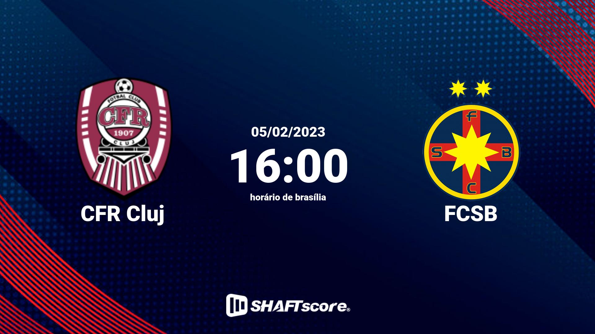 Estatísticas do jogo CFR Cluj vs FCSB 05.02 16:00