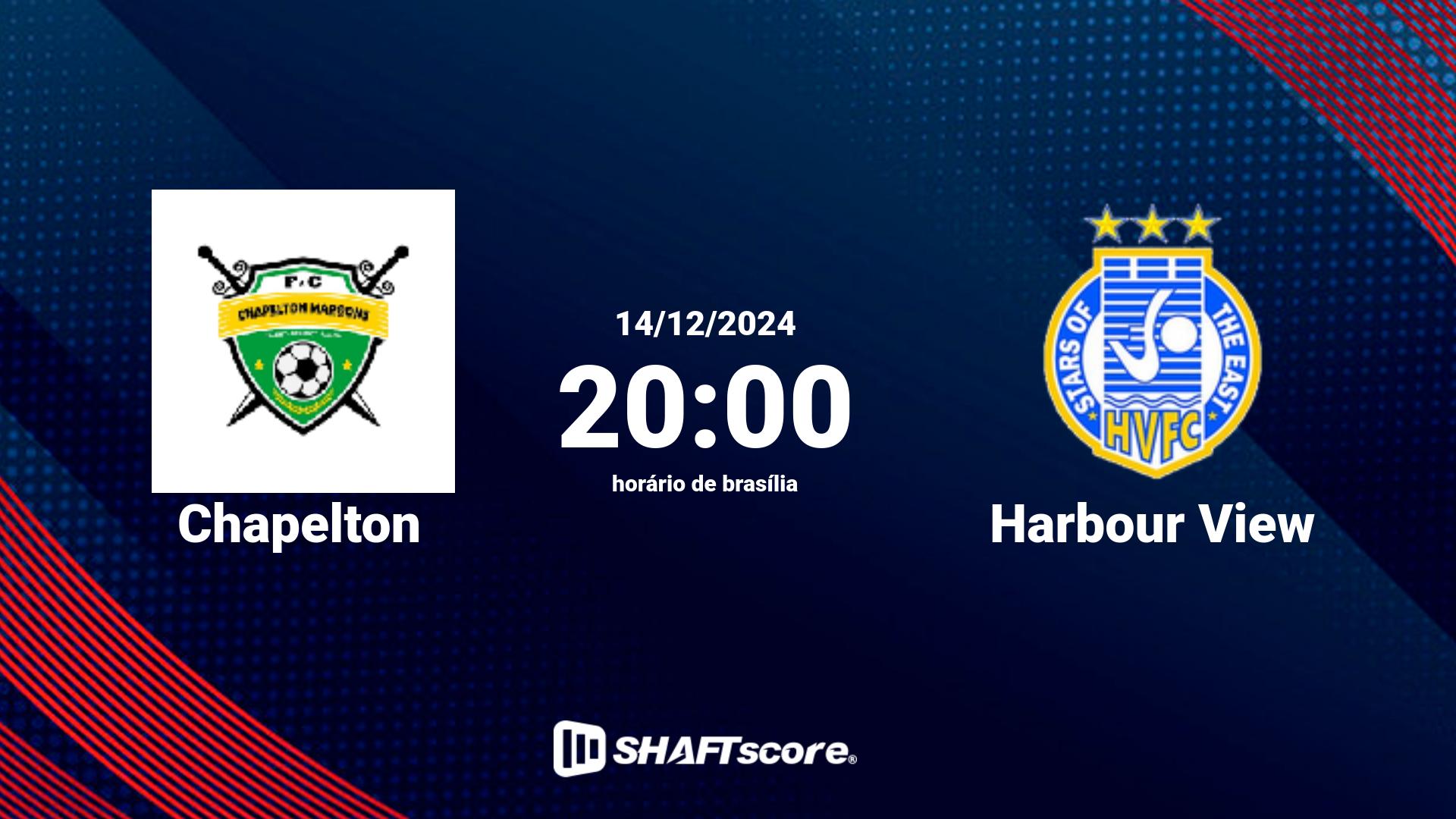 Estatísticas do jogo Chapelton vs Harbour View 14.12 20:00