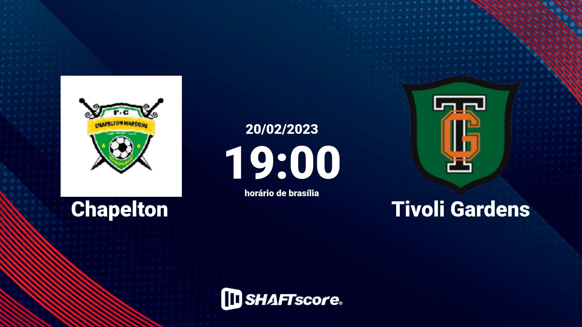 Estatísticas do jogo Chapelton vs Tivoli Gardens 20.02 19:00