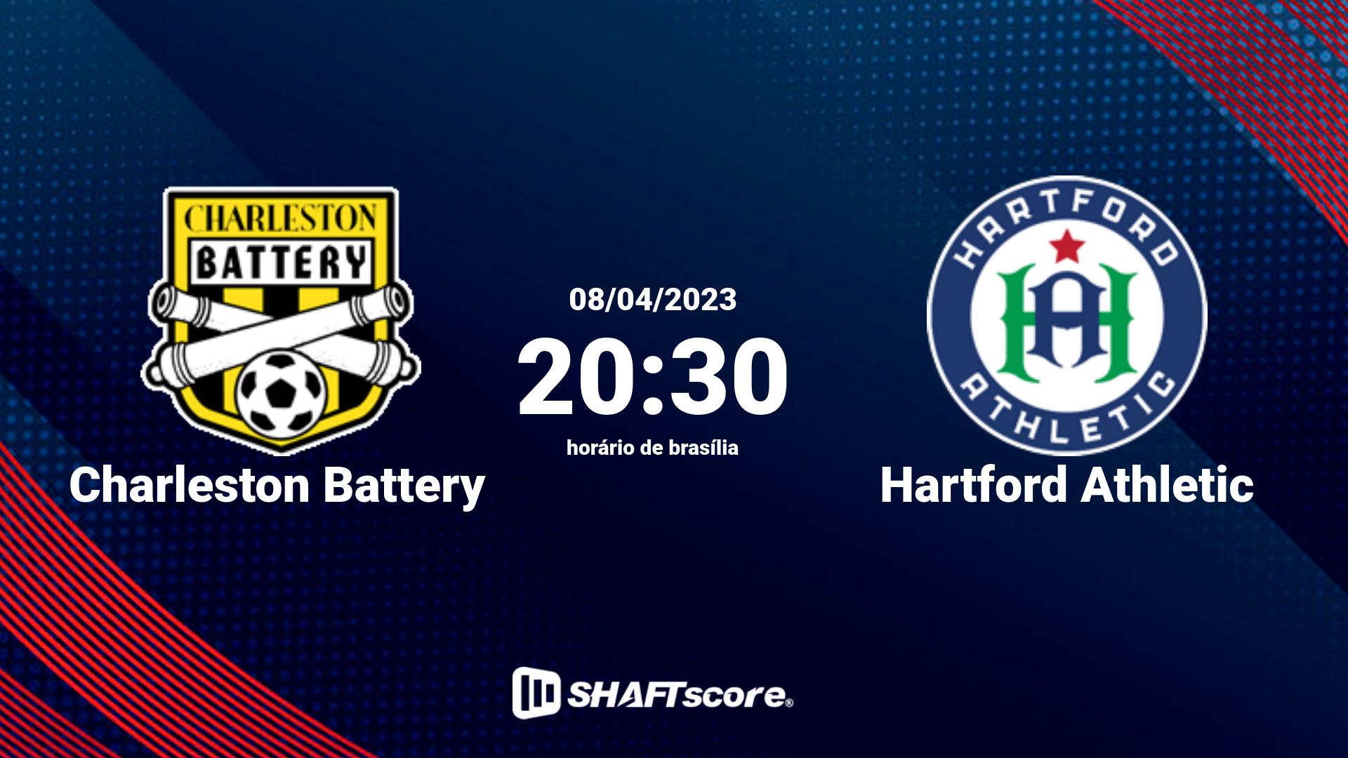 Estatísticas do jogo Charleston Battery vs Hartford Athletic 08.04 20:30