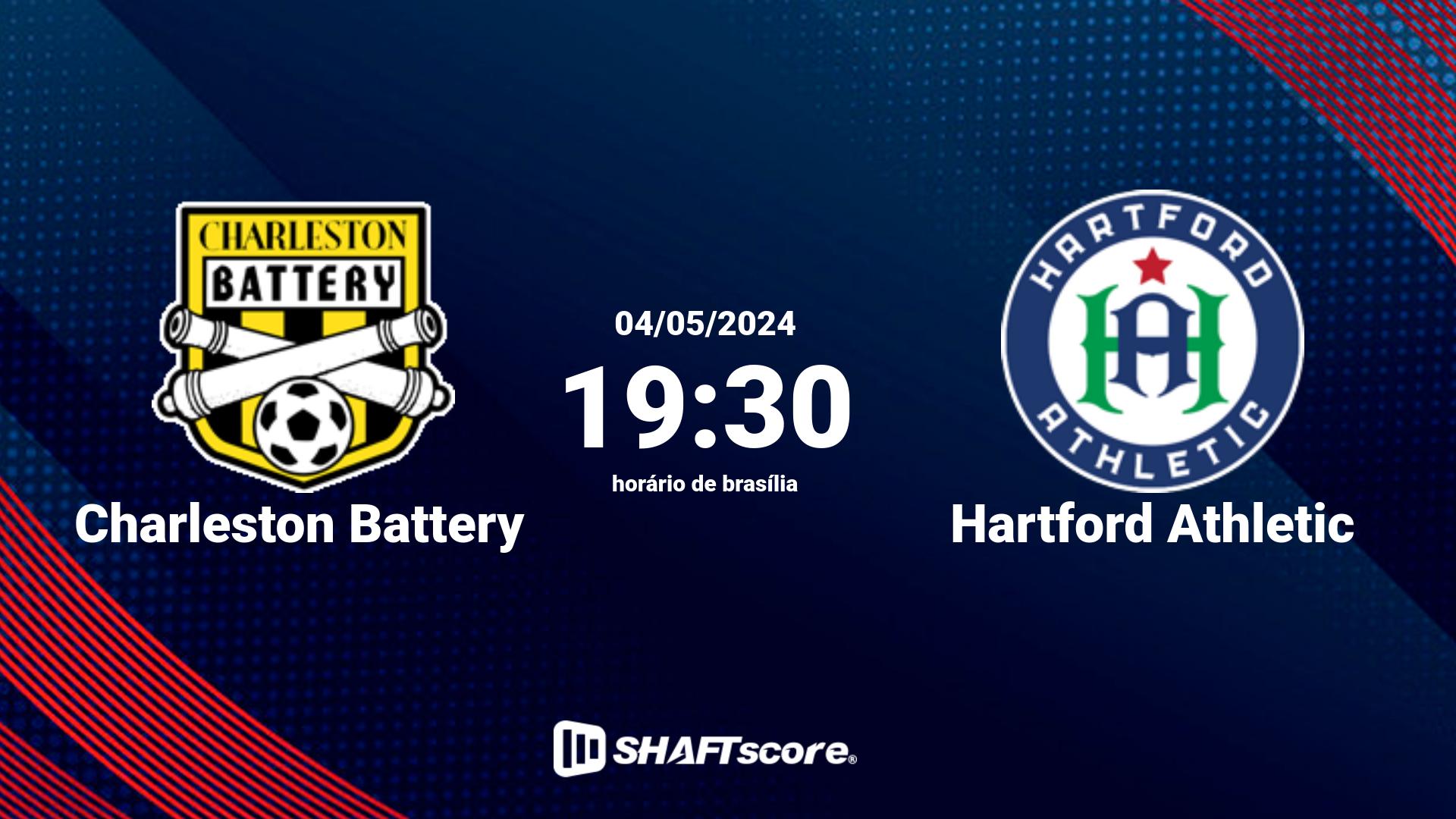 Estatísticas do jogo Charleston Battery vs Hartford Athletic 04.05 19:30