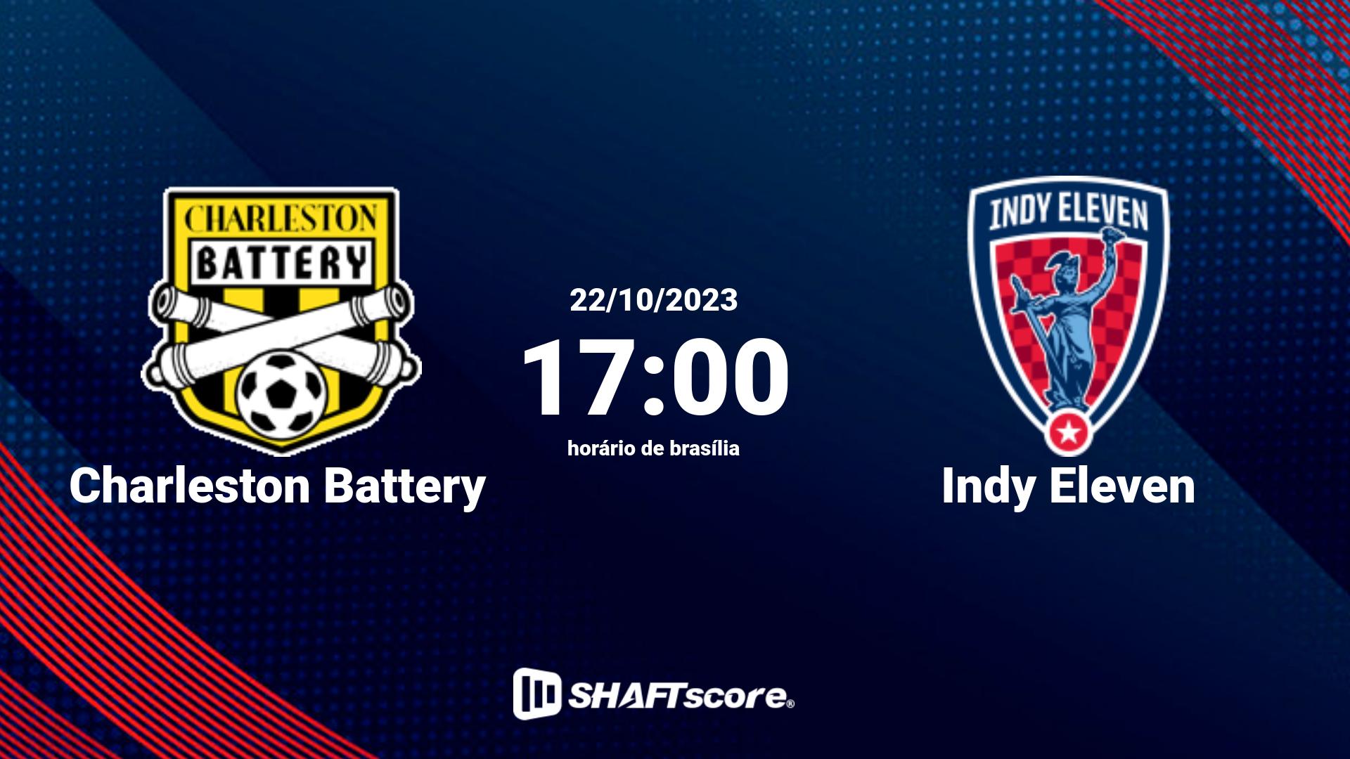 Estatísticas do jogo Charleston Battery vs Indy Eleven 22.10 17:00