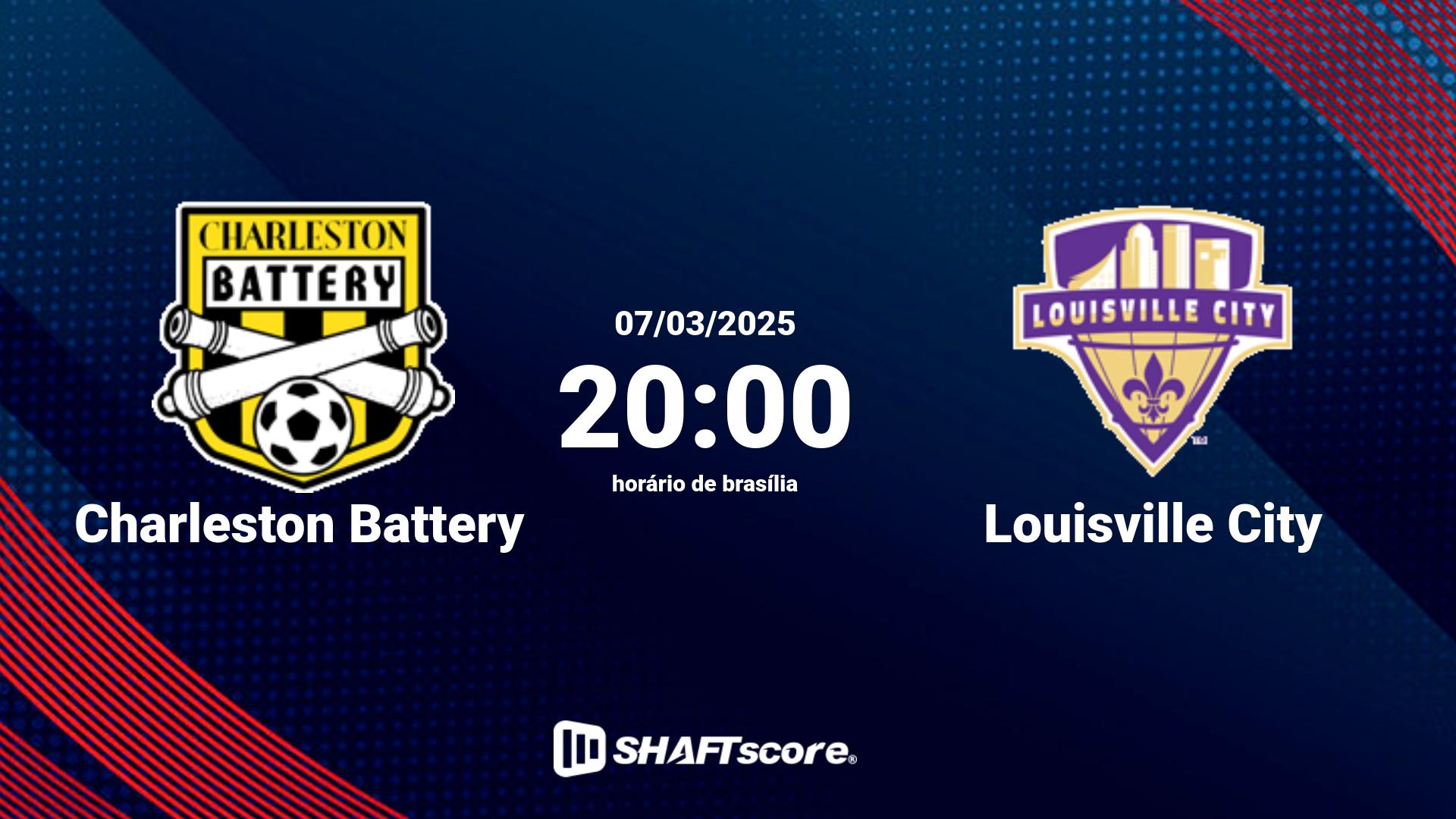 Estatísticas do jogo Charleston Battery vs Louisville City 07.03 20:00