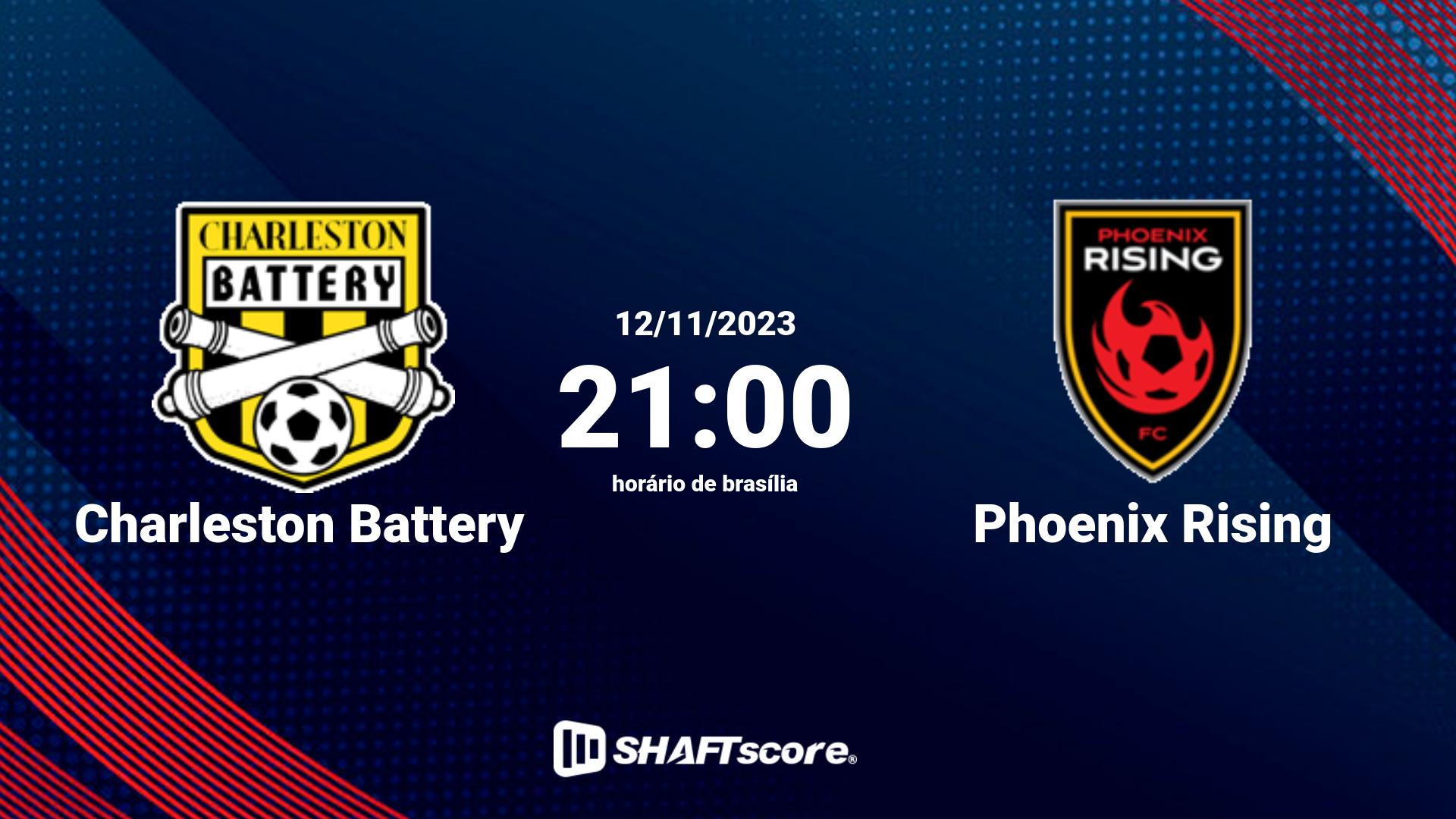 Estatísticas do jogo Charleston Battery vs Phoenix Rising 12.11 21:00