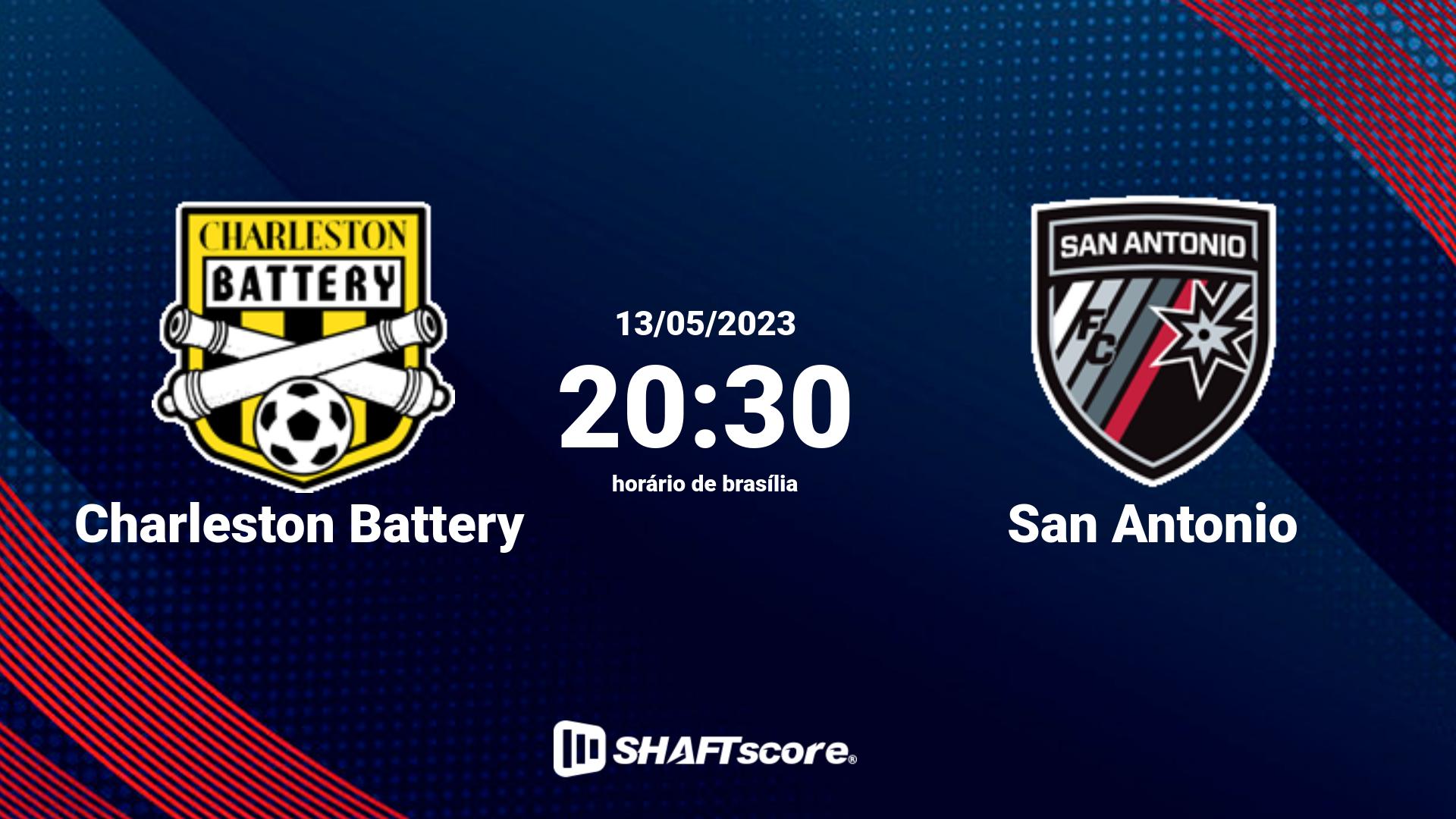 Estatísticas do jogo Charleston Battery vs San Antonio 13.05 20:30